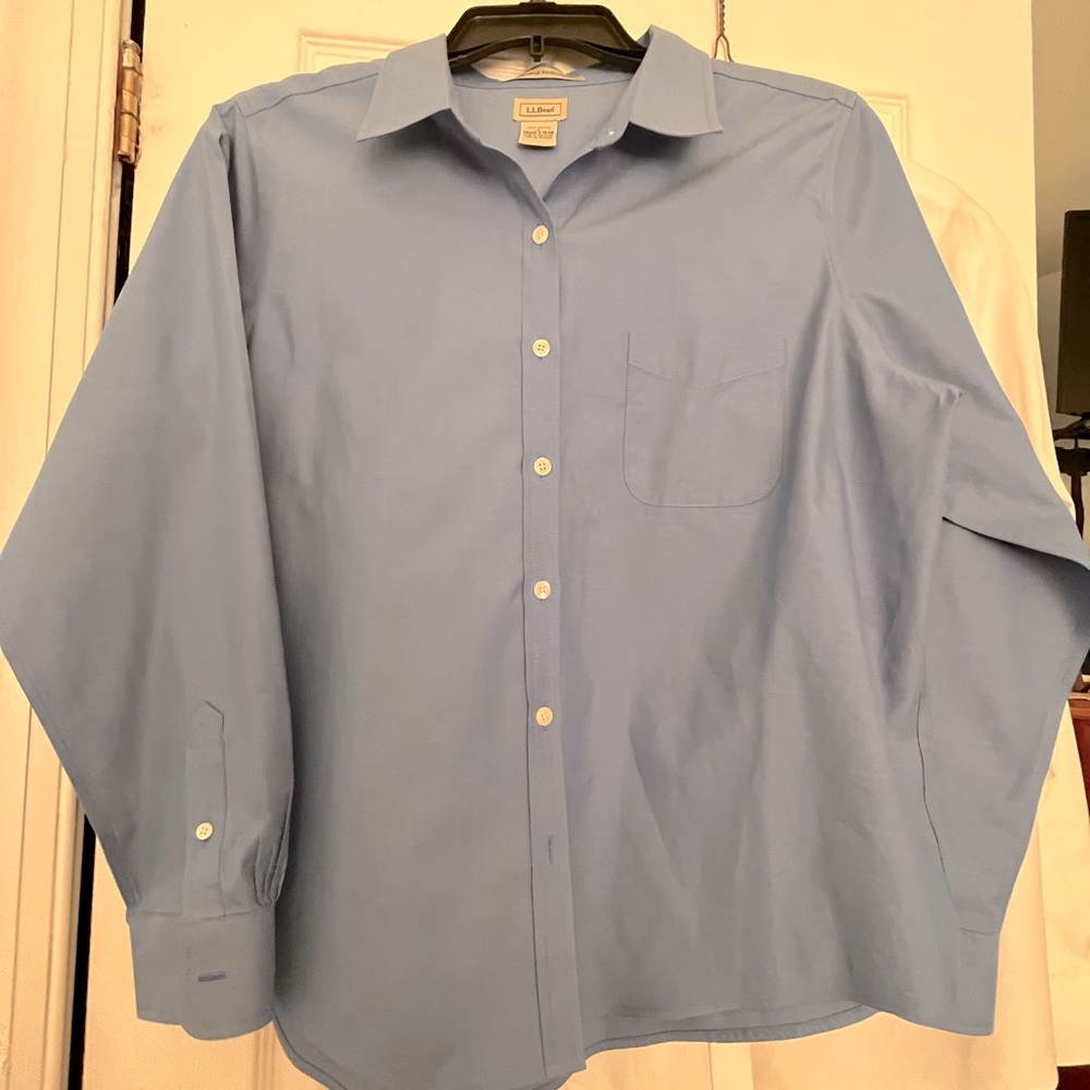 Ll besn ladies pinpoint blouse